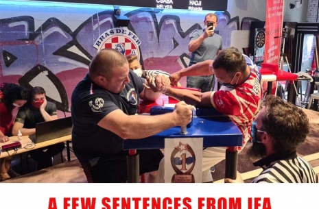 A FEW SENTENCES FROM IFA # Armwrestling # Armpower.net